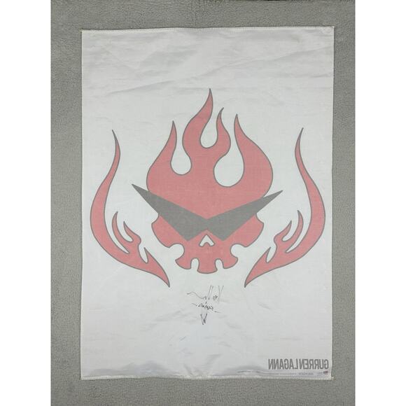 Gurren Lagann Cloth Banner Flag Anime Team Dai-Gurren Symbol Kamina Signed - Picture 7 of 10